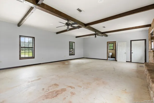 a view of swimming pool with outdoor seating