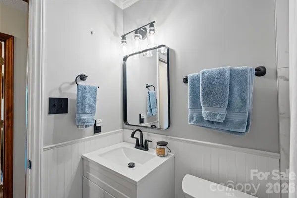a bathroom with a shower and a tub