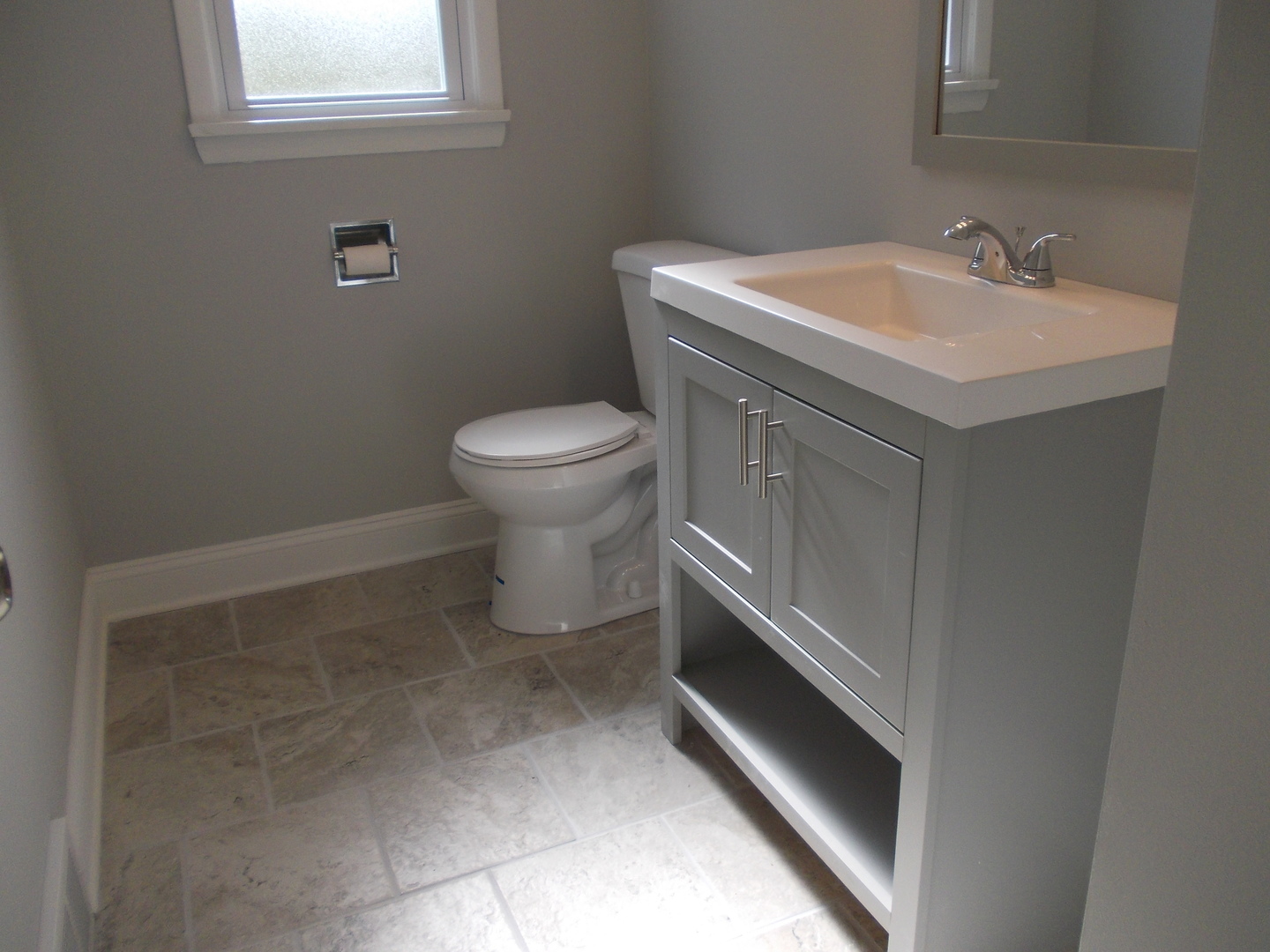 3435 Flossmoor Road Homewood, IL 60430 - Photo 11 of 13 a bathroom with a sink toilet and vanity