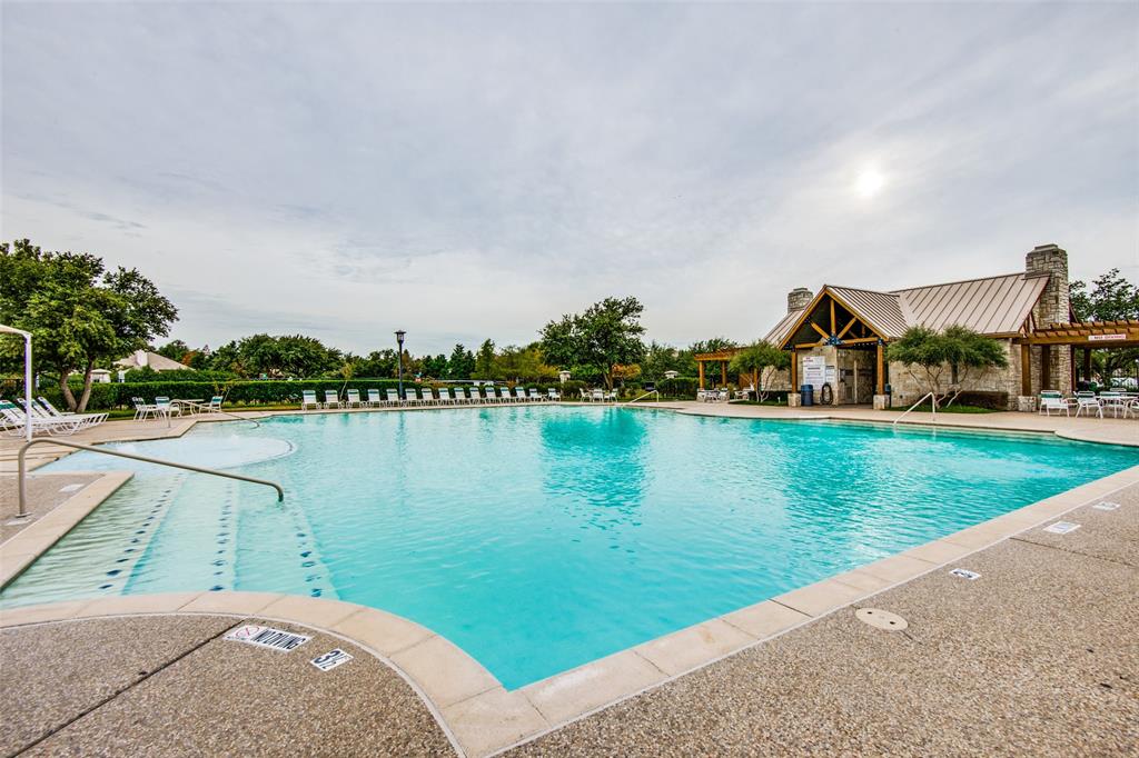 1046 Gold Camp Road Frisco, TX 75033 - Photo 24 of 25 a view of a lake with a yard and large trees