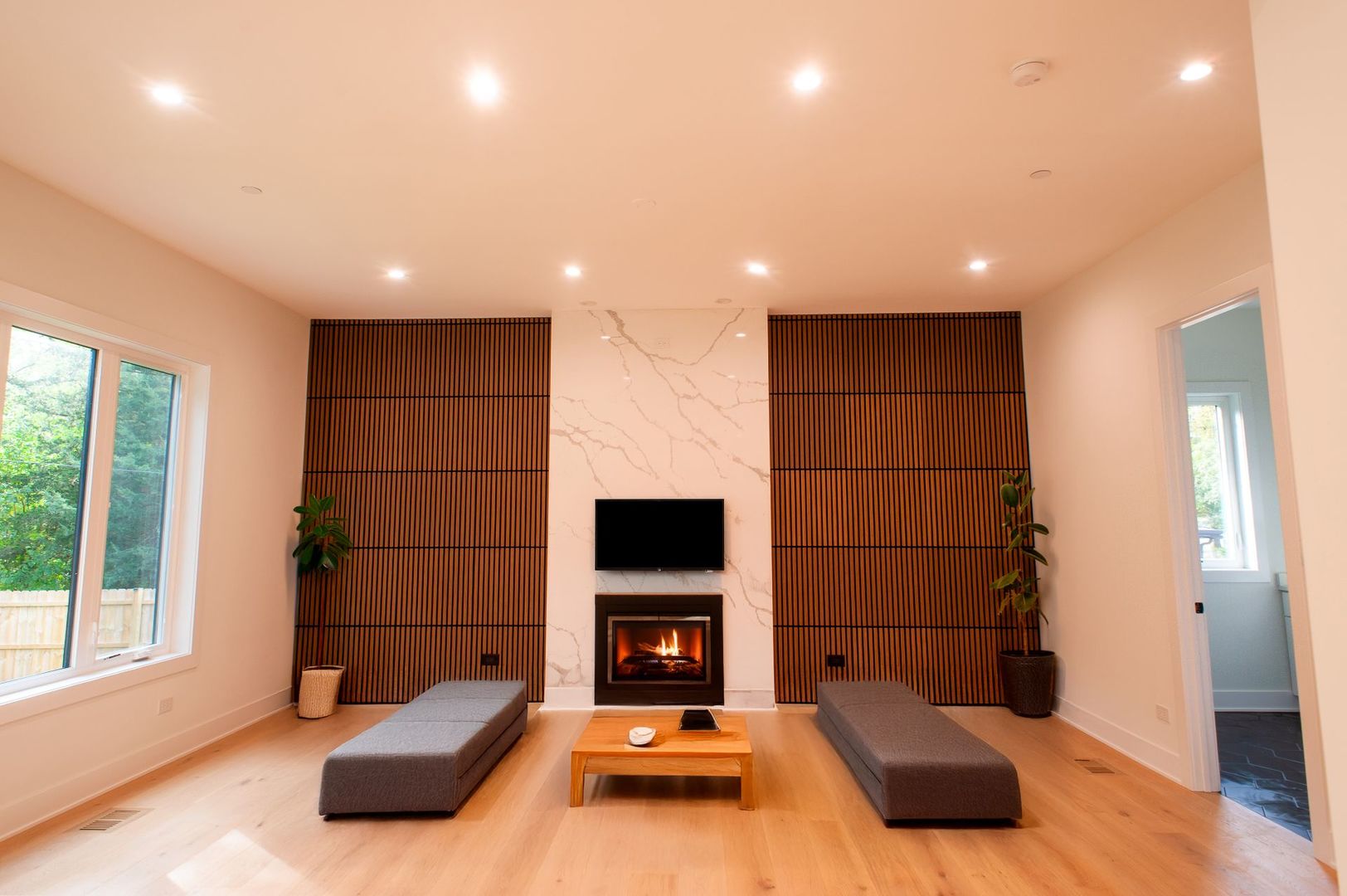 515 East Wilson Avenue Lombard, IL 60148 - Photo 11 of 25 a living room with furniture and a fireplace