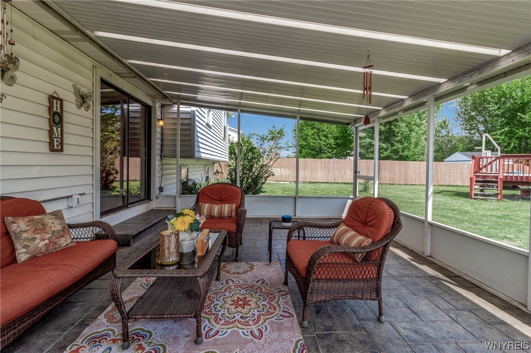 908 Balmer Road Porter, NY 14174 - Photo 10 of 42 Huge, covered patio/sunroom