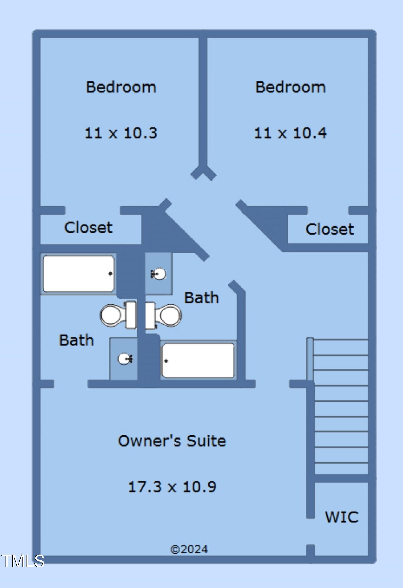 2907 Dearborn Drive Durham, NC 27704 - Photo 52 of 52 thumbnail_Floorplan-2nd-2907 Dearborn Dr