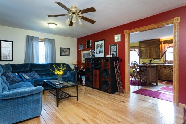 2146 Strawderman Road Mathias, WV 26812 - Photo 2 of 20 a living room with furniture and wooden floor