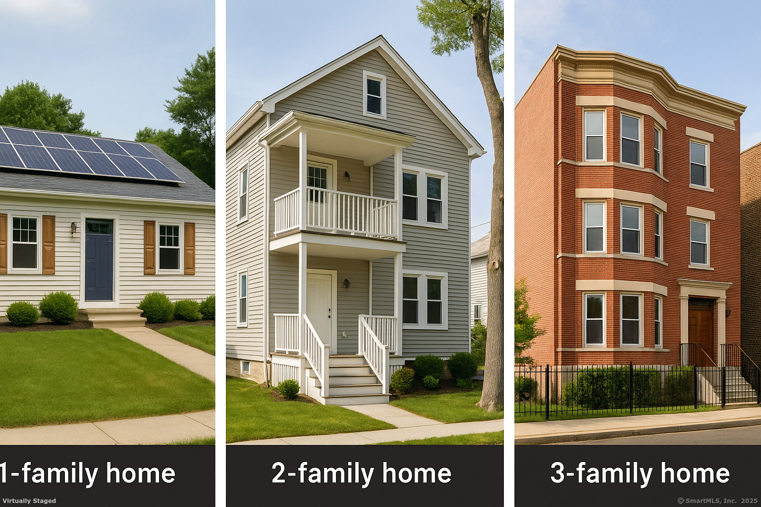 a view of a brick house with a large windows next to a yard