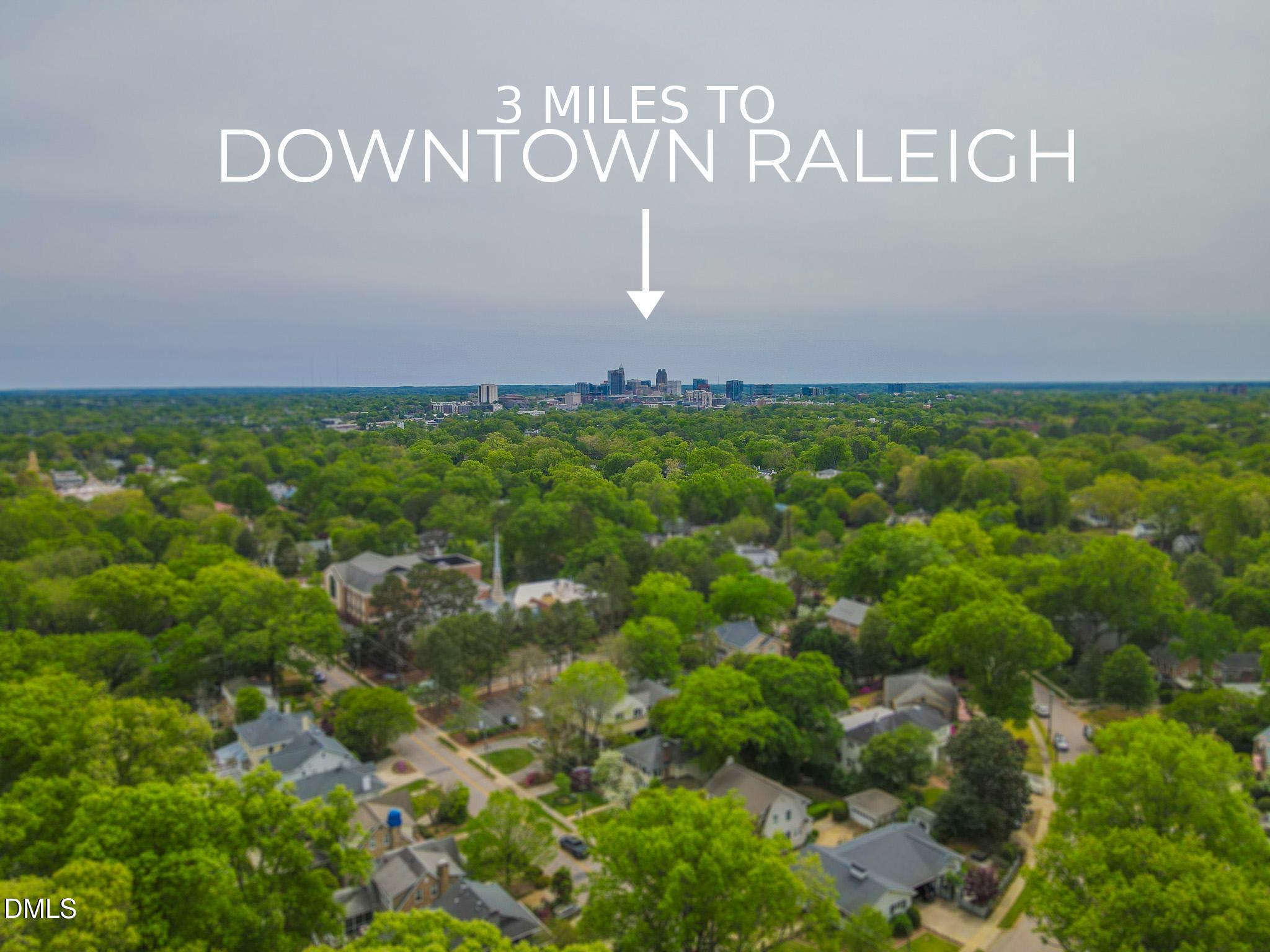 2118 Cowper Drive Raleigh, NC 27608 - Photo 64 of 66 Three Miles to Downtown Raleigh
