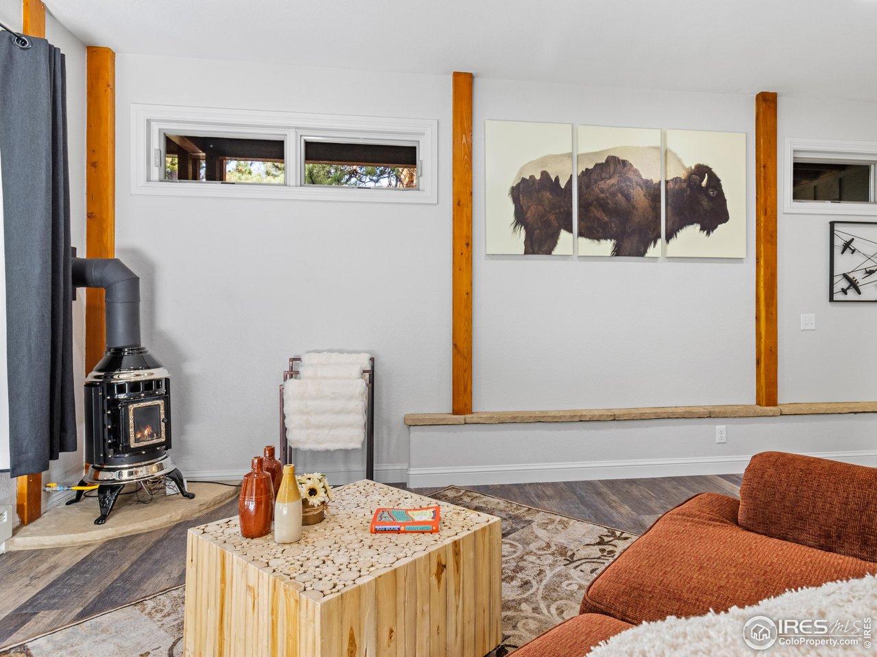 1267 Upper Venner Road Estes Park, CO 80517 - Photo 29 of 44 Another View of the Lower Level Family Room.
