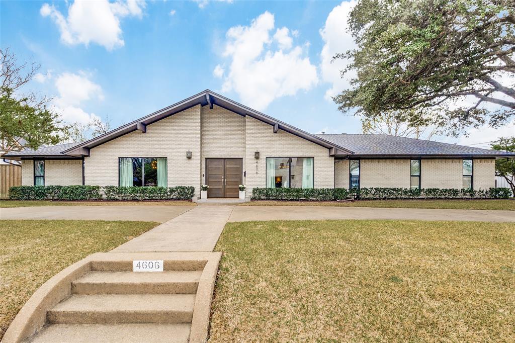 4606 Ellensburg Drive Dallas, TX 75244 - Photo 1 of 1 a view of a house with swimming pool and a outdoor space
