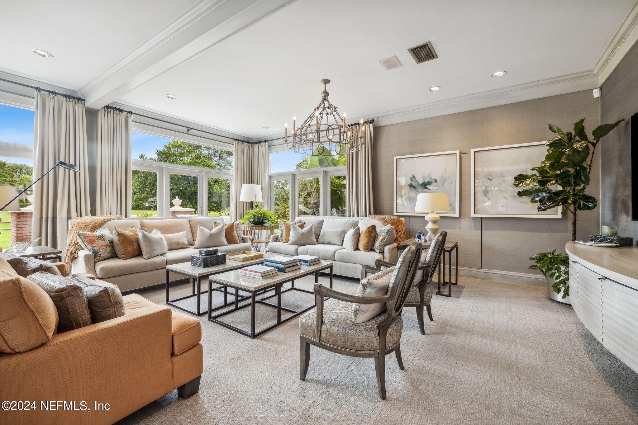 8179 Hollyridge Road Jacksonville, FL 32256 - Photo 15 of 79 Large Family Room w/Golf Views
