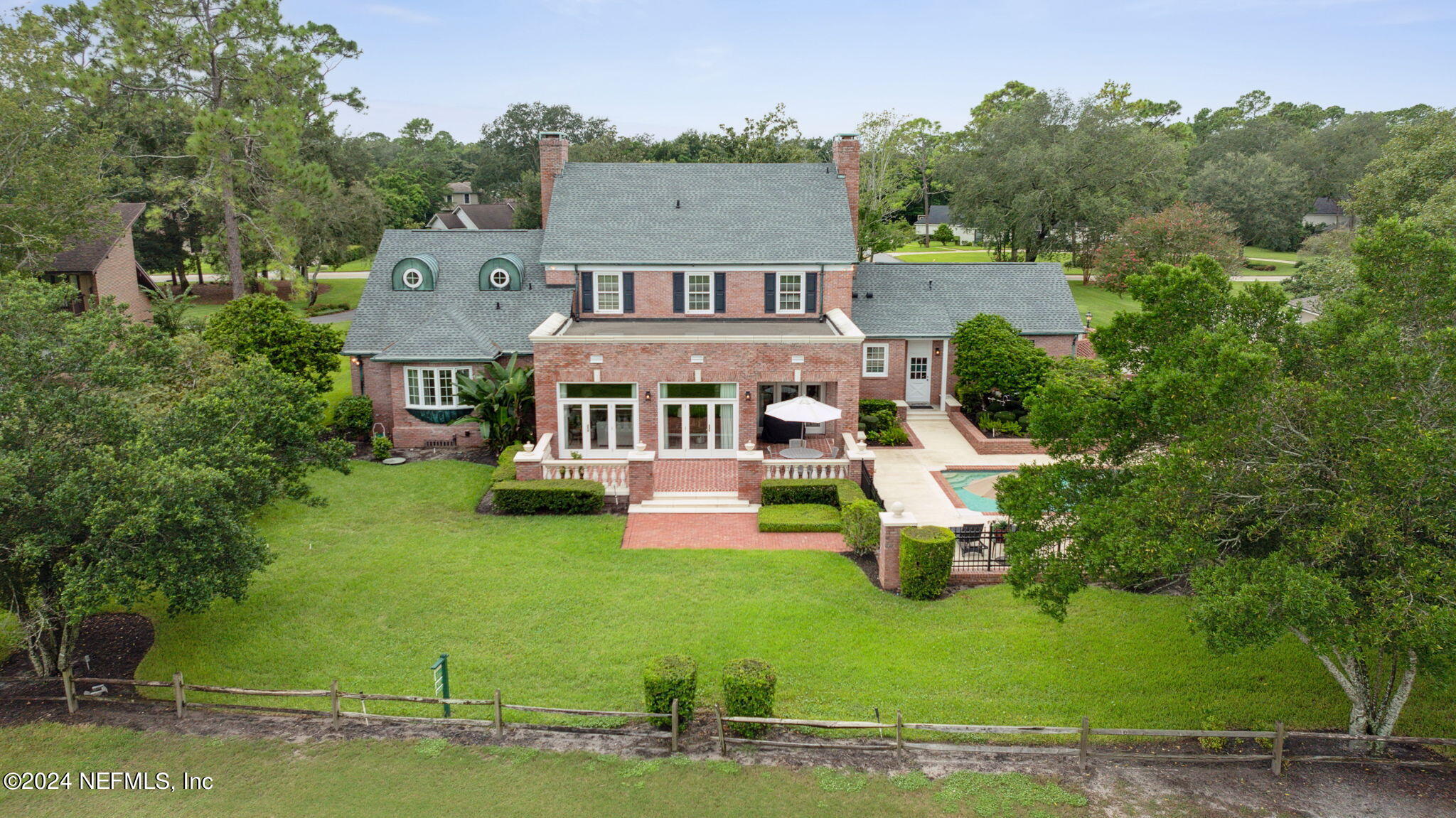 8179 Hollyridge Road Jacksonville, FL 32256 - Photo 72 of 79 Rear Aerial from Golf