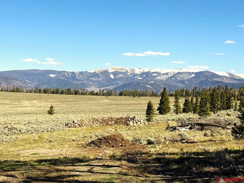 a view of a city with an ocean beach