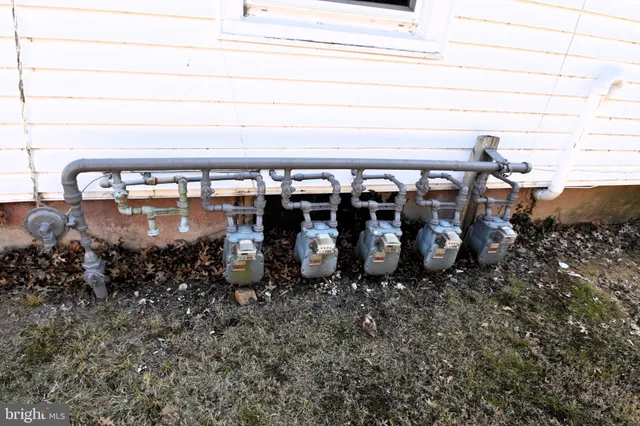 a close view of a water heater