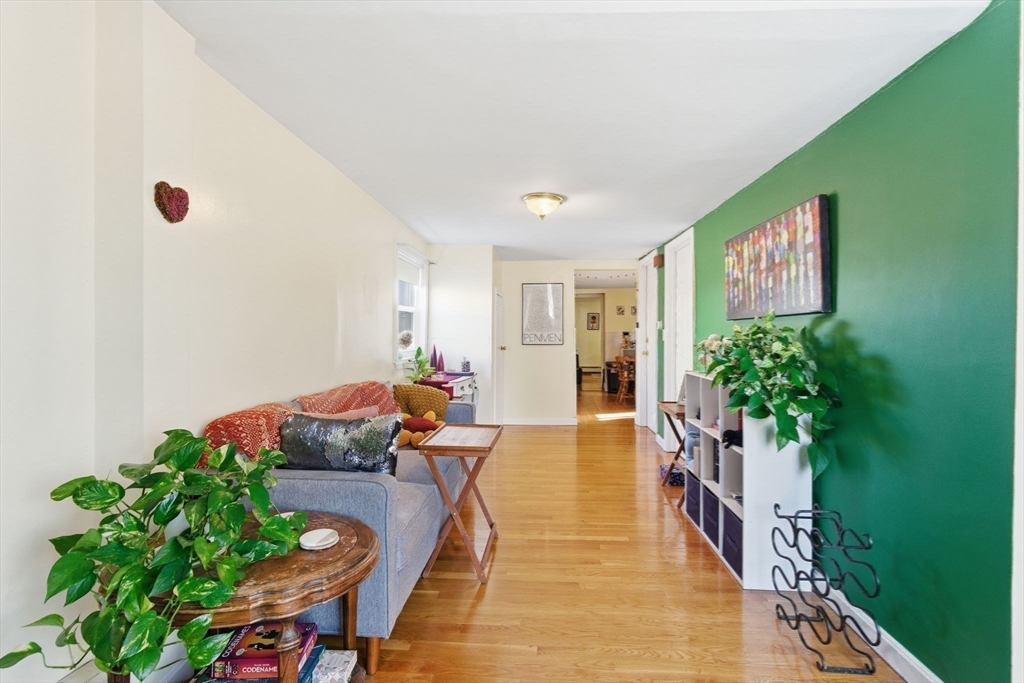 71-73 Oak Street Somerville, MA 02143 - Photo 29 of 42 a living room with furniture and a potted plant