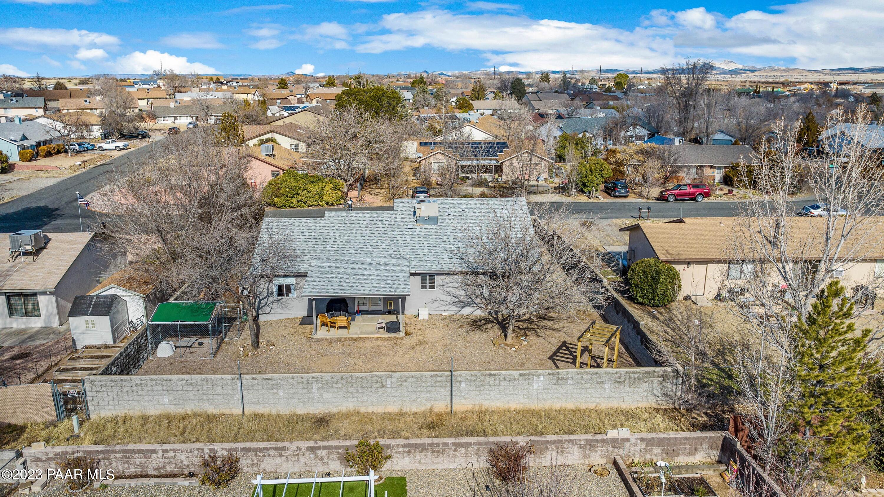 7131 East Silverlode Drive Prescott Valley, AZ 86314 - Photo 28 of 32 029_Back Of Home Aerial