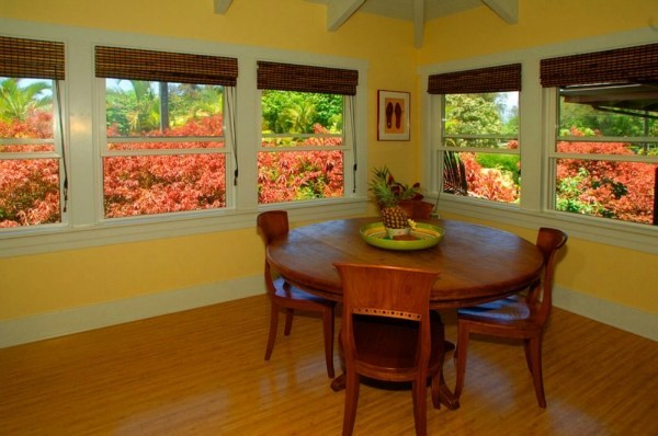 4895 Weke Road Hanalei, HI 96714 - Photo 10 of 21 a view of a dining room with furniture window and outside view
