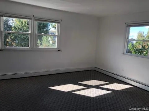 an empty room with a empty space