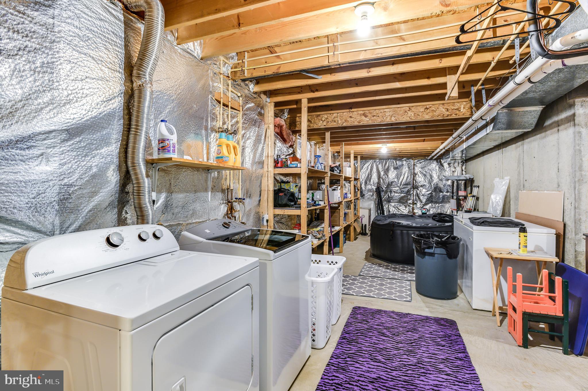 47 Church Road Owings Mills, MD 21117 - Photo 19 of 29 Large storage area in basement