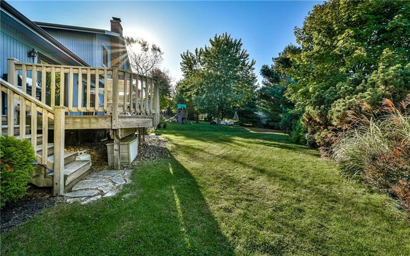 303 Ridgeway Drive Wexford, PA 15090 - Photo 20 of 21 Level back yard with plenty of privacy and room for entertaining.