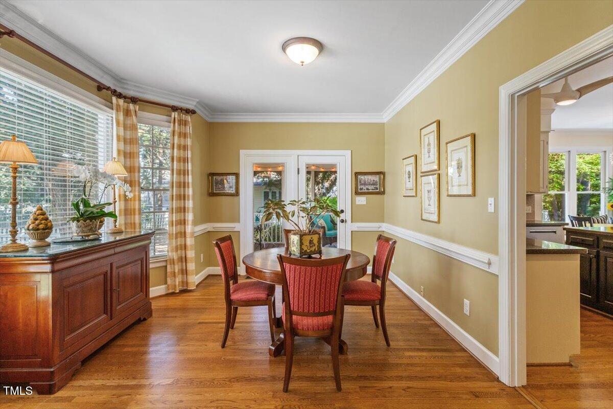 1925 Baronsmede Drive Raleigh, NC 27615 - Photo 8 of 38 Hardwoods in Dining Room