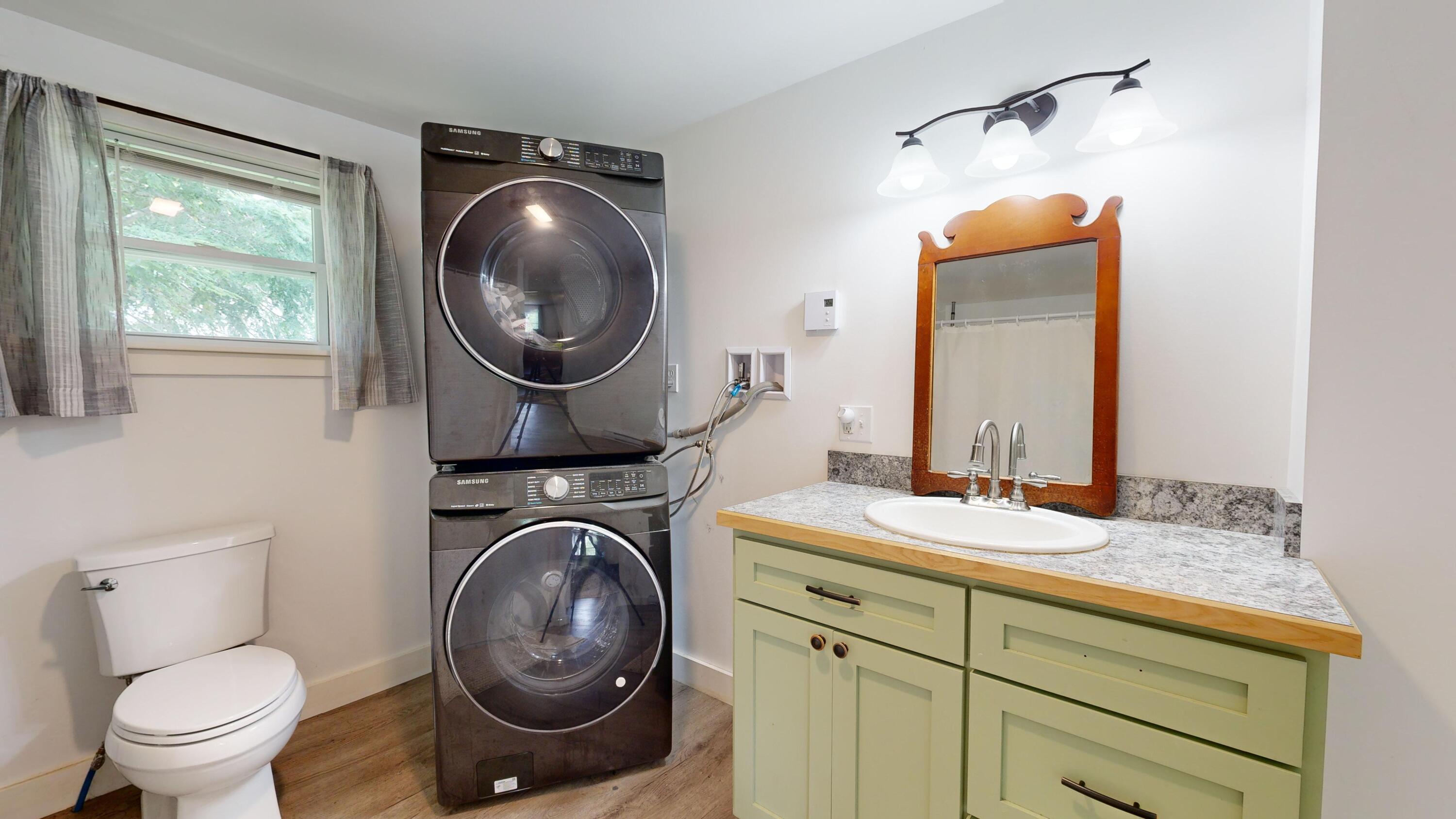 26 New Portland Road North Anson, ME 04958 - Photo 29 of 78 Bathroom w/laundry