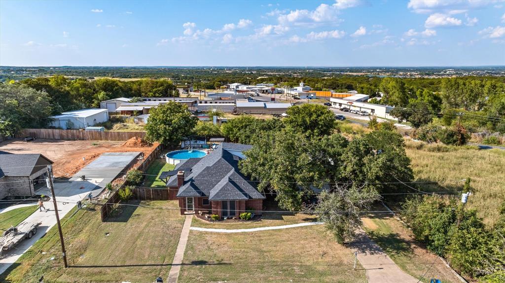 614 Overhill Road Granbury, TX 76048 - Photo 32 of 40 an aerial view of multiple house