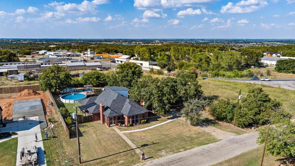 614 Overhill Road Granbury, TX 76048 - Photo 33 of 40 a view of a terrace
