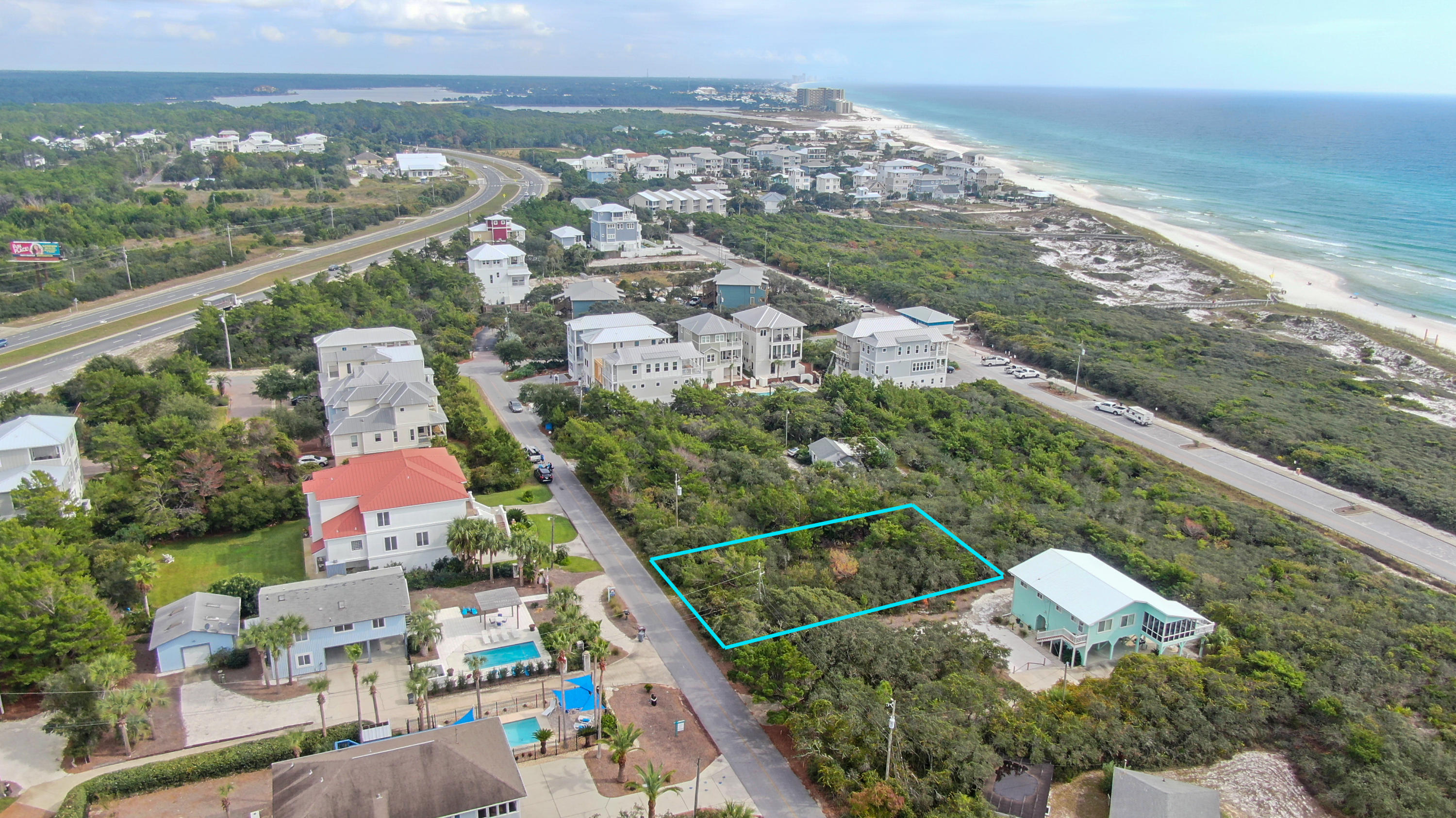 Lot 178 Pompano Street Inlet Beach, FL 32461 - Photo 11 of 14 an aerial view of multiple house