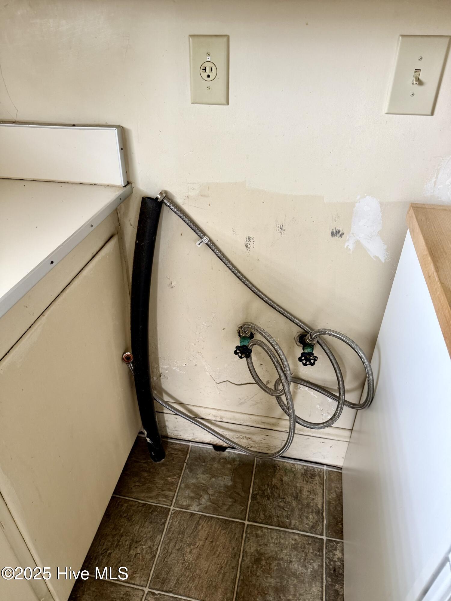 110 North Main Street Colerain, NC 27924 - Photo 11 of 31 washer hookup in kitchen; right side of sink