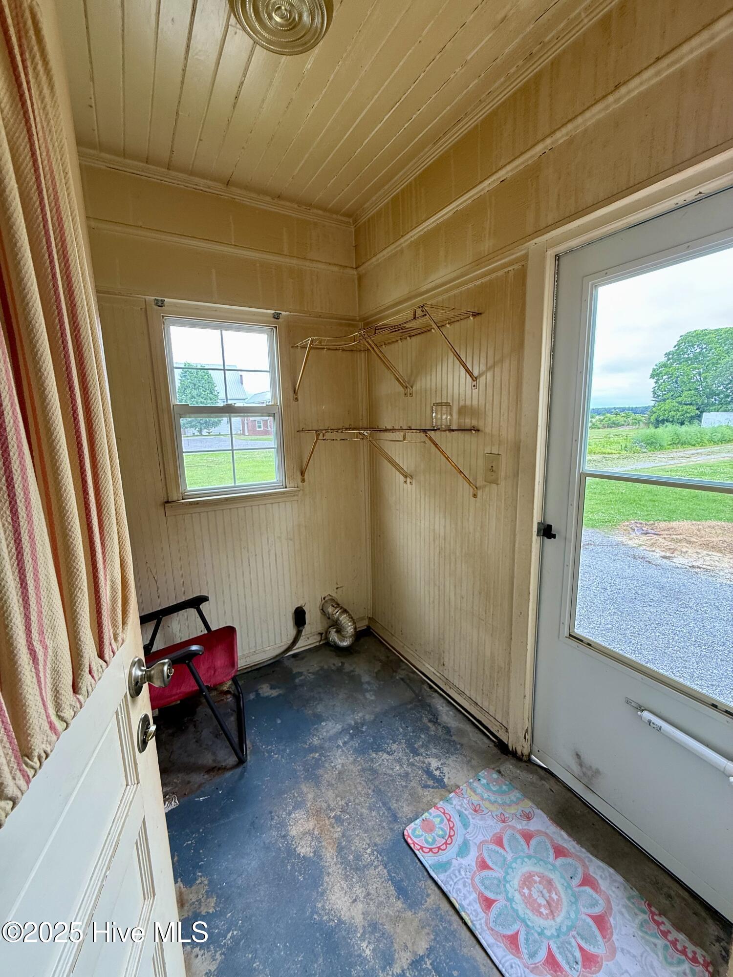 110 North Main Street Colerain, NC 27924 - Photo 23 of 31 Back porch to the left of kitchen. Dryer hookup