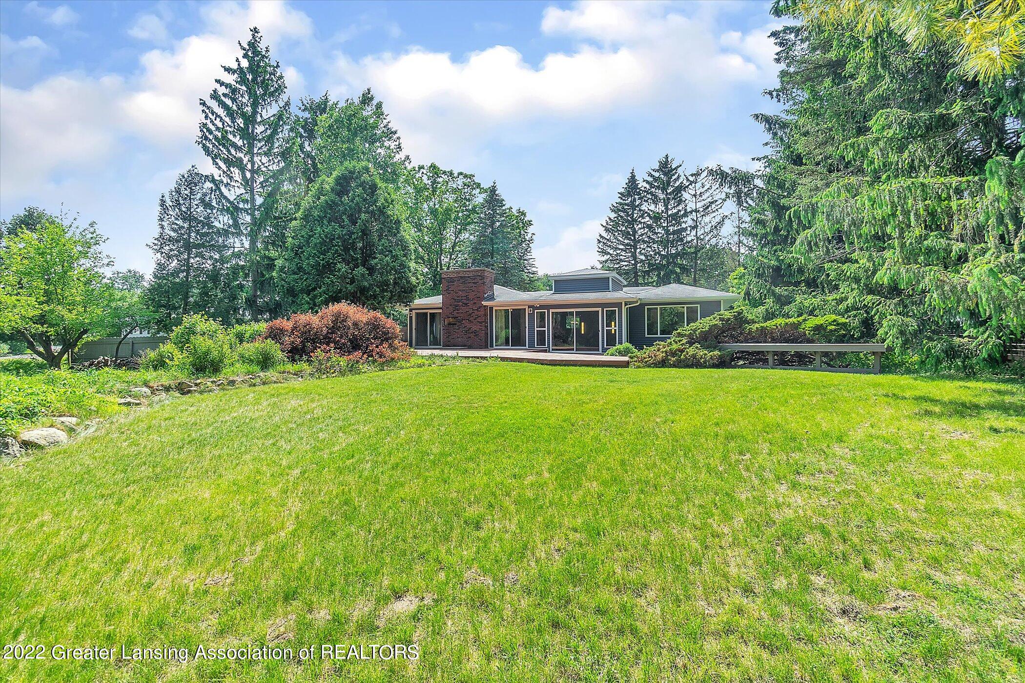 5080 Meridian Road Williamston, MI 48895 - Photo 4 of 32 View from rear property