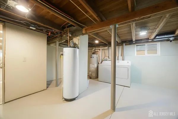 a view of a room with refrigerator