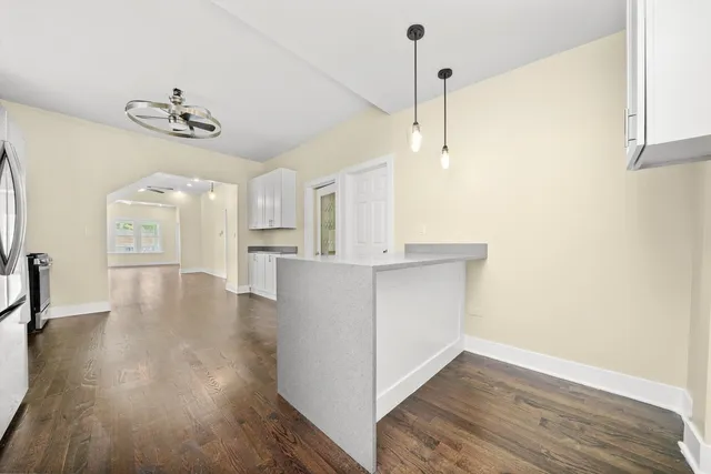 a view interior of the house and wooden floor