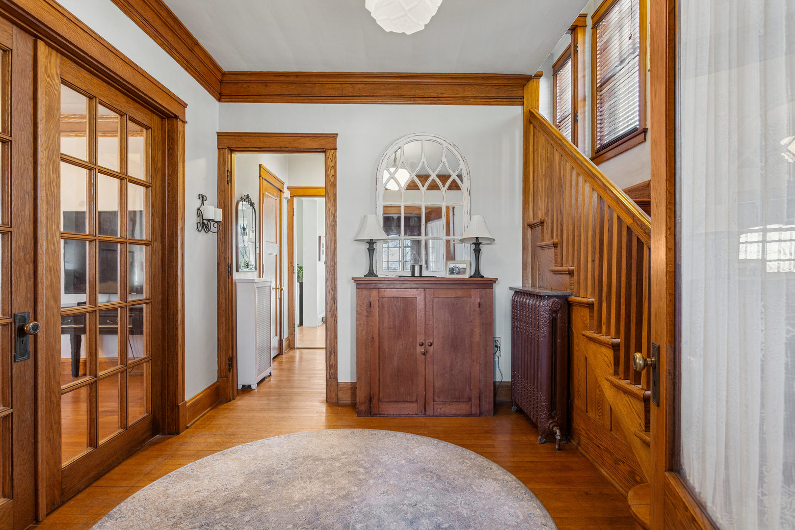 1124 North State Street Monticello, IL 61856 - Photo 7 of 53 a view of entryway with furniture and wooden floor