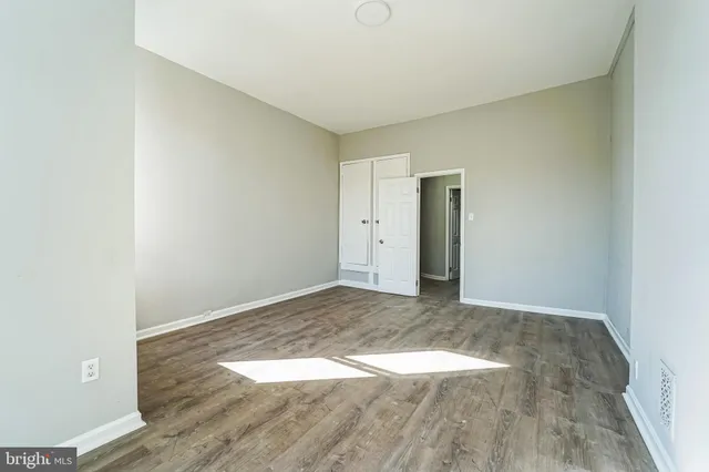 wooden floor in an empty room