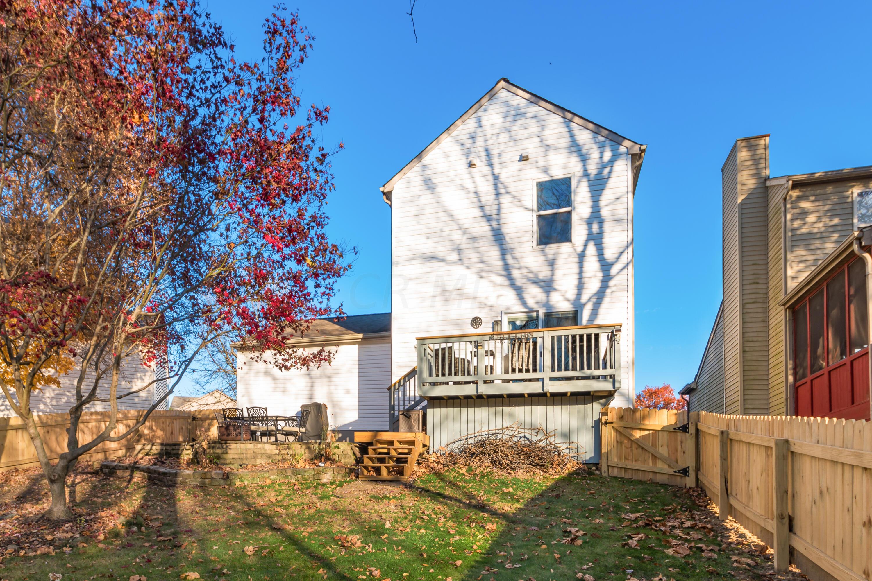 565 Marcum Road Blacklick, OH 43004 - Photo 29 of 29 View showing rear exterior, deck and paver patio