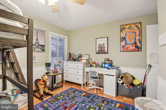 a room with furniture and a window