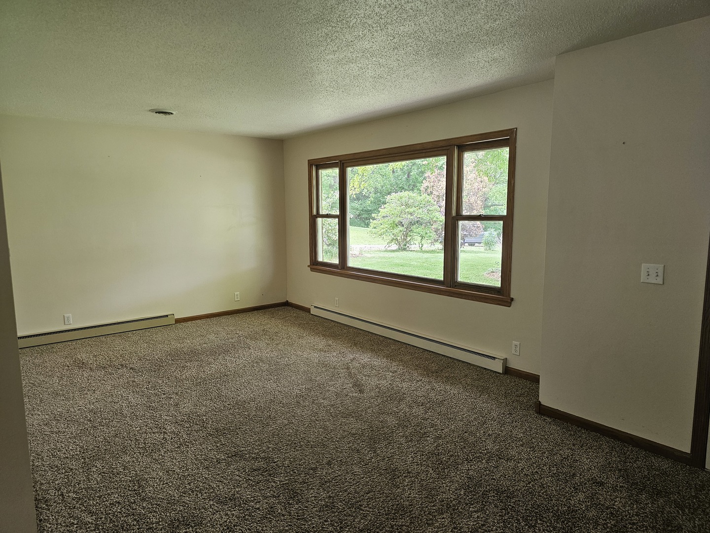 23025 Hazel Road Sterling, IL 61081 - Photo 5 of 29 an empty room with a empty space and windows