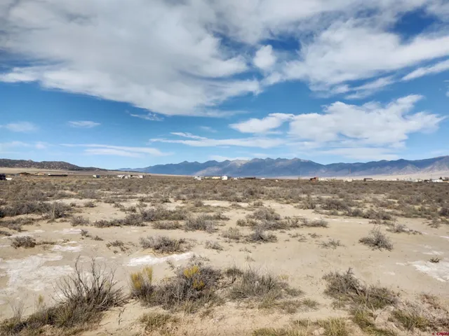 a view of city and mountain
