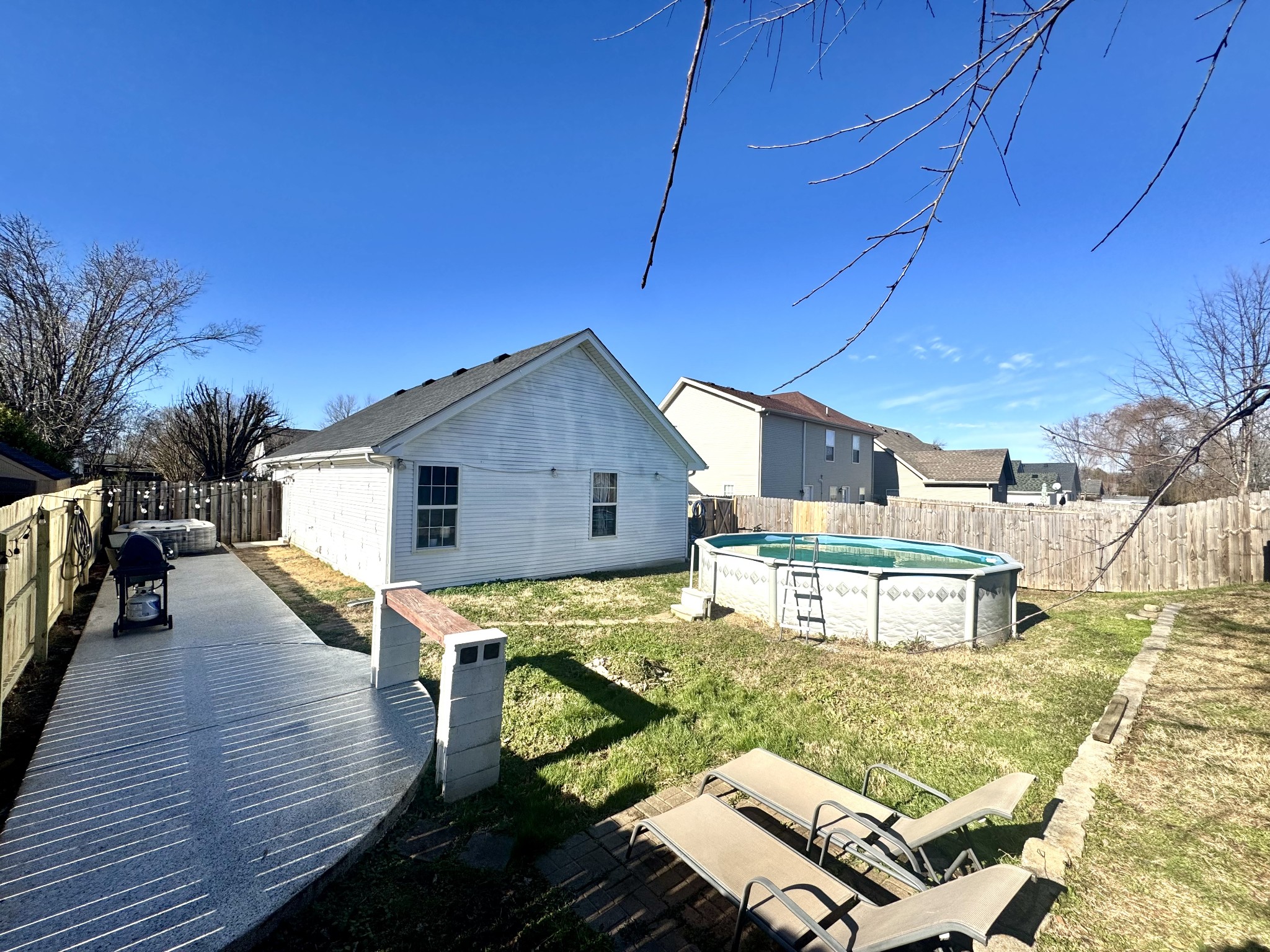 2747 Windwalker Court Murfreesboro, TN 37128 - Photo 15 of 15 a view of a house with wooden deck