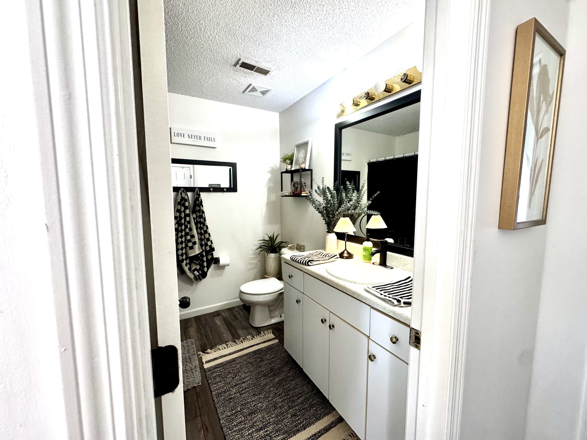 2747 Windwalker Court Murfreesboro, TN 37128 - Photo 9 of 15 a bathroom with a sink a toilet and mirror
