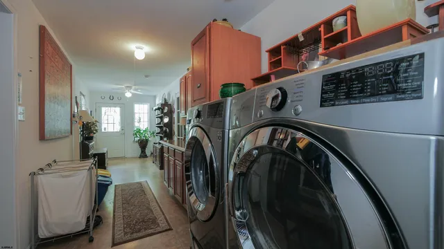 a view of a walk in closet