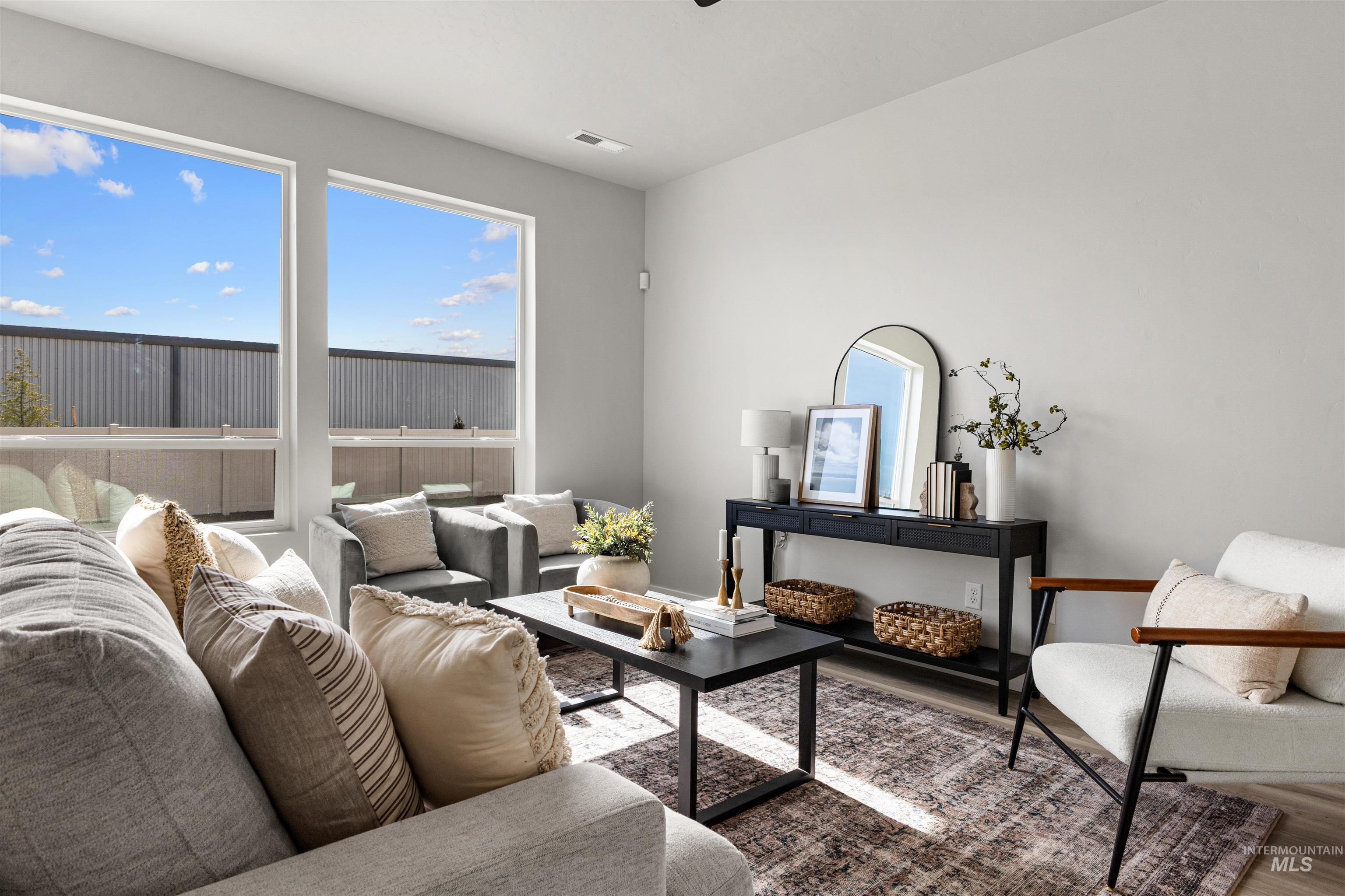 2526 West Fallon Loop Nampa, ID 83651 - Photo 6 of 32 Living area with wood finished floors