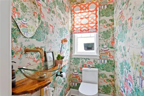 a view of a house with a porch