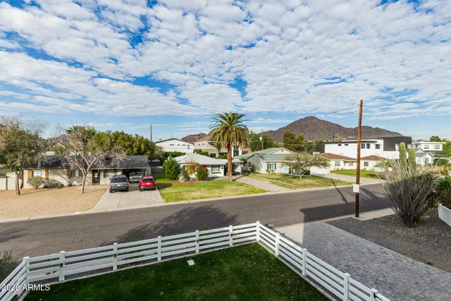 a view of a house with an outdoor space