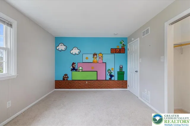 a front view of house with yard and seating area