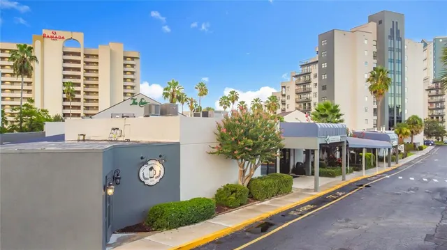 a view of a house with a outdoor space