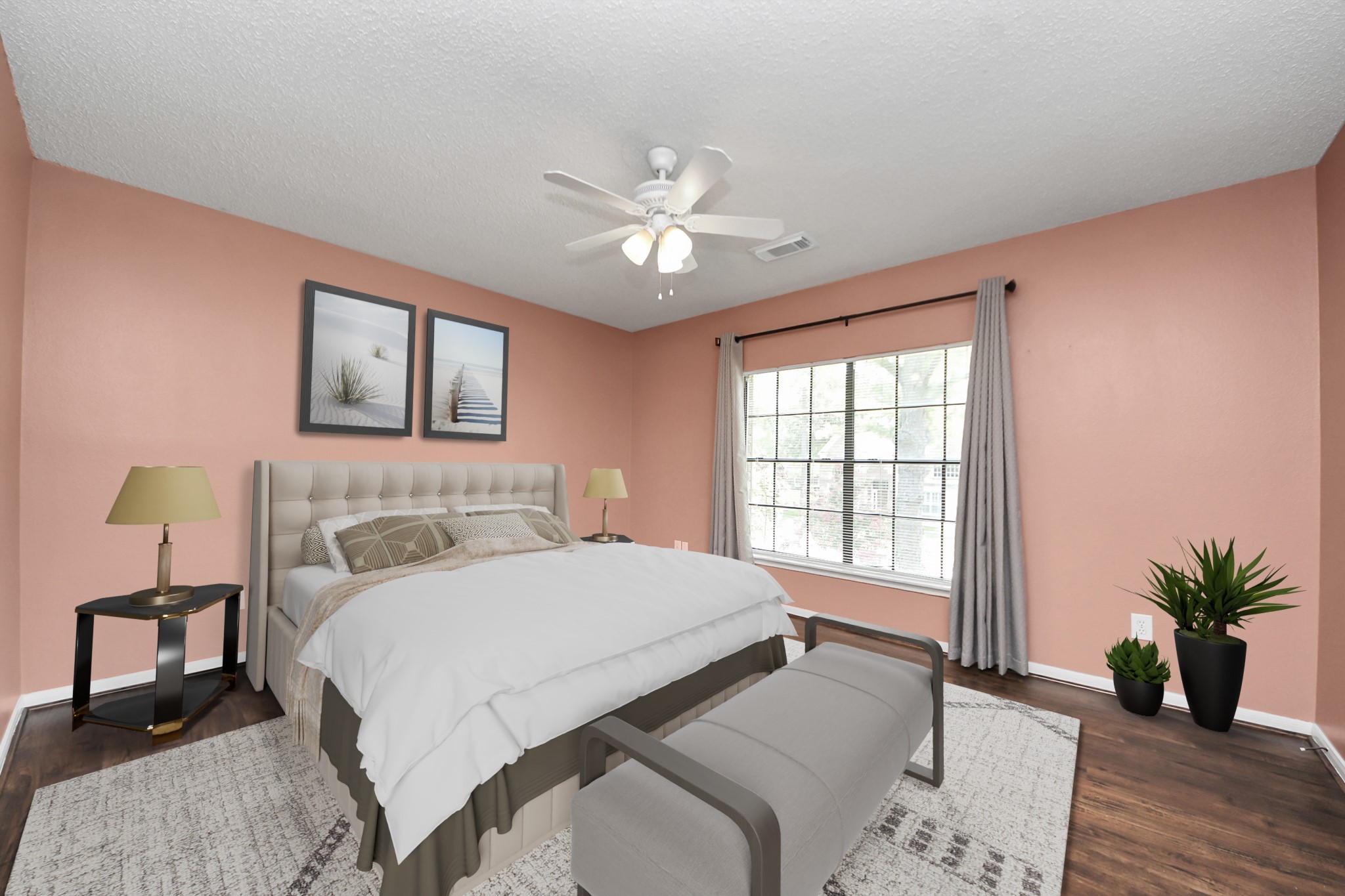 3107 Dulaney Road Houston, TX 77084 - Photo 40 of 50 a bedroom with a bed and a window