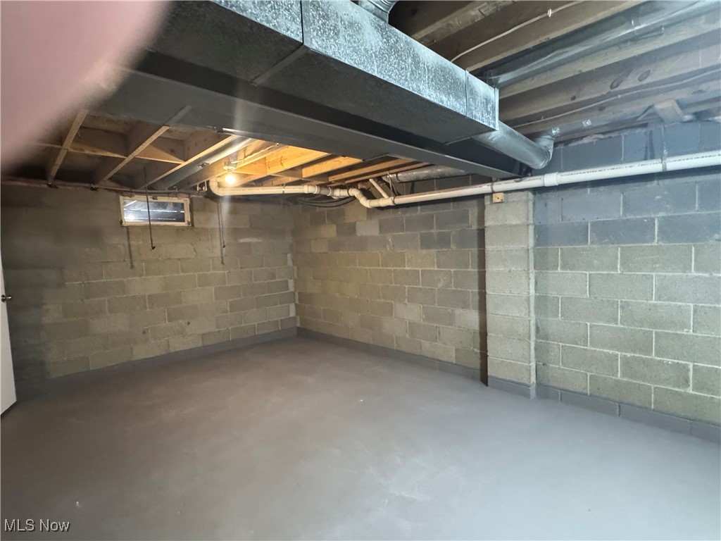 5880 Schramling Road Pierpont, OH 44082 - Photo 29 of 49 View of unfinished basement