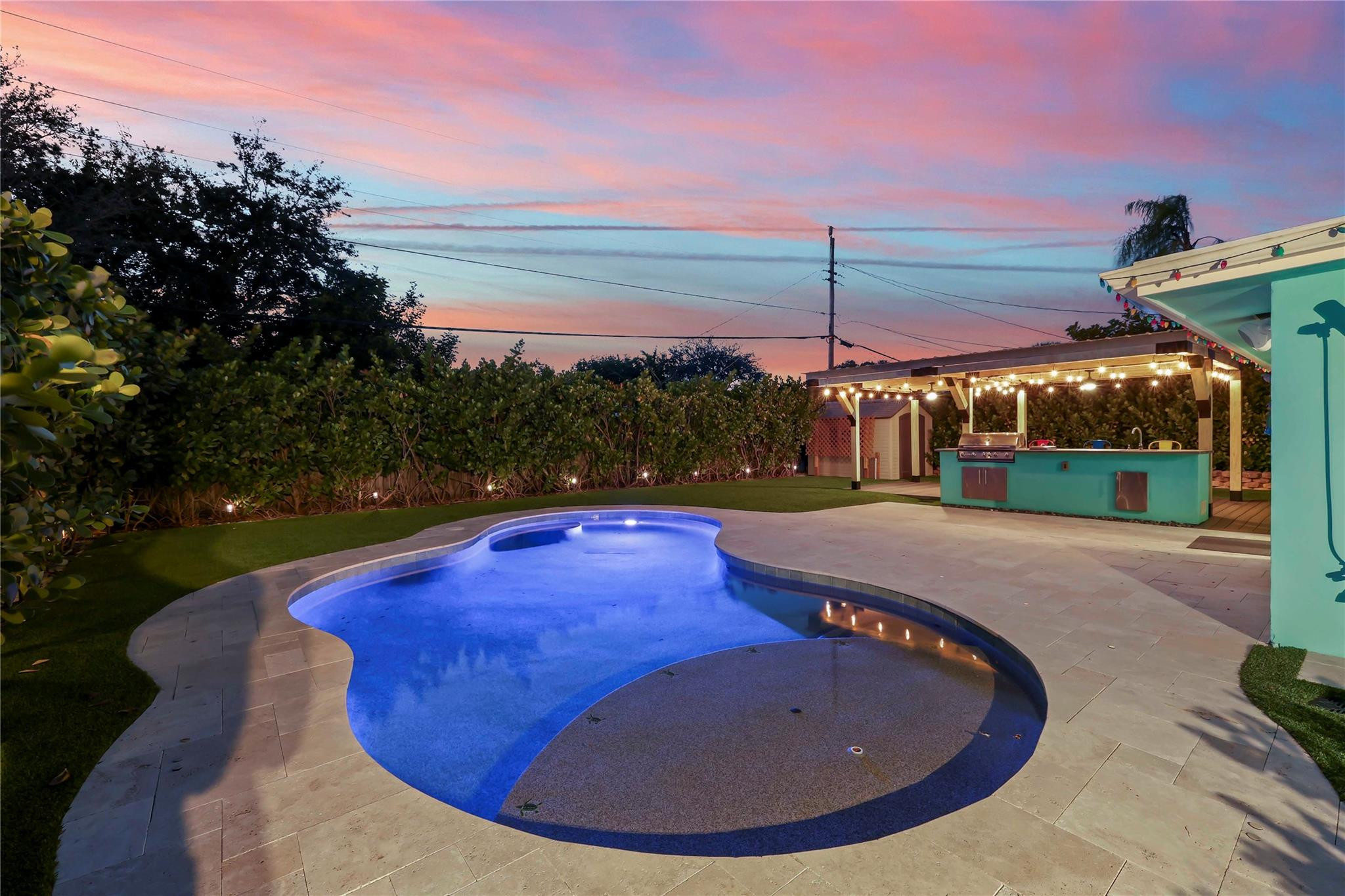 413 Philadelphia Drive Jupiter, FL 33458 - Photo 29 of 35 a view of a swimming pool with a yard