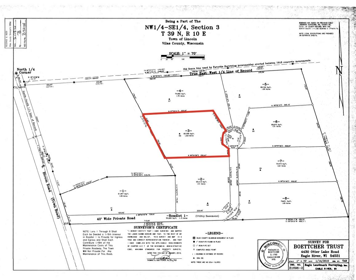 Lot 3 Pine Breeze Way Rhinelander, WI 54501 - Photo 13 of 14 Gallery Image 13
